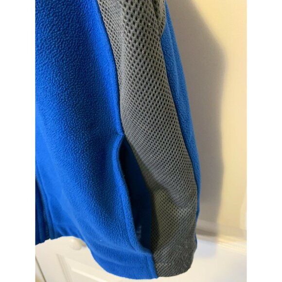 Marsh Landing Women's Fleece Sz M Full-Zip Vest Blue/Gray - Picture 6 of 7